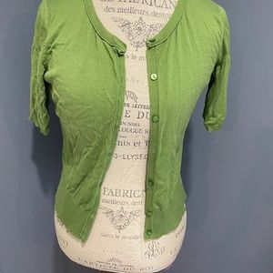 Short sleeve cardigan